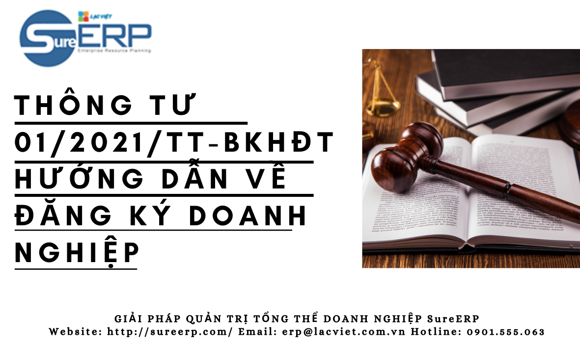 Thông tư 01/2021/TT-BKHDT hướng dẫn về đăng ký doanh nghiệp